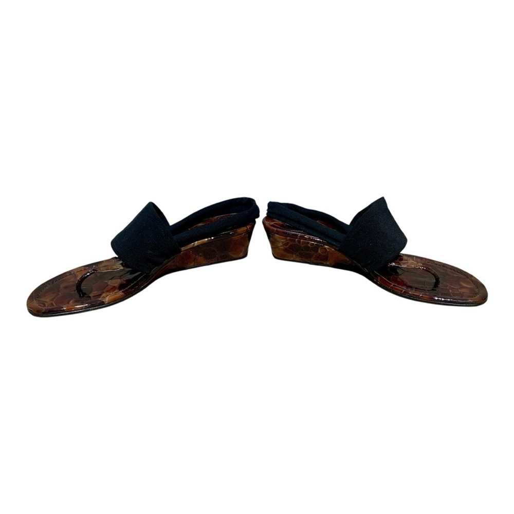 Donald J Pilner Dasan Wedge Sandals Size 7.5 - Picture 4 of 9